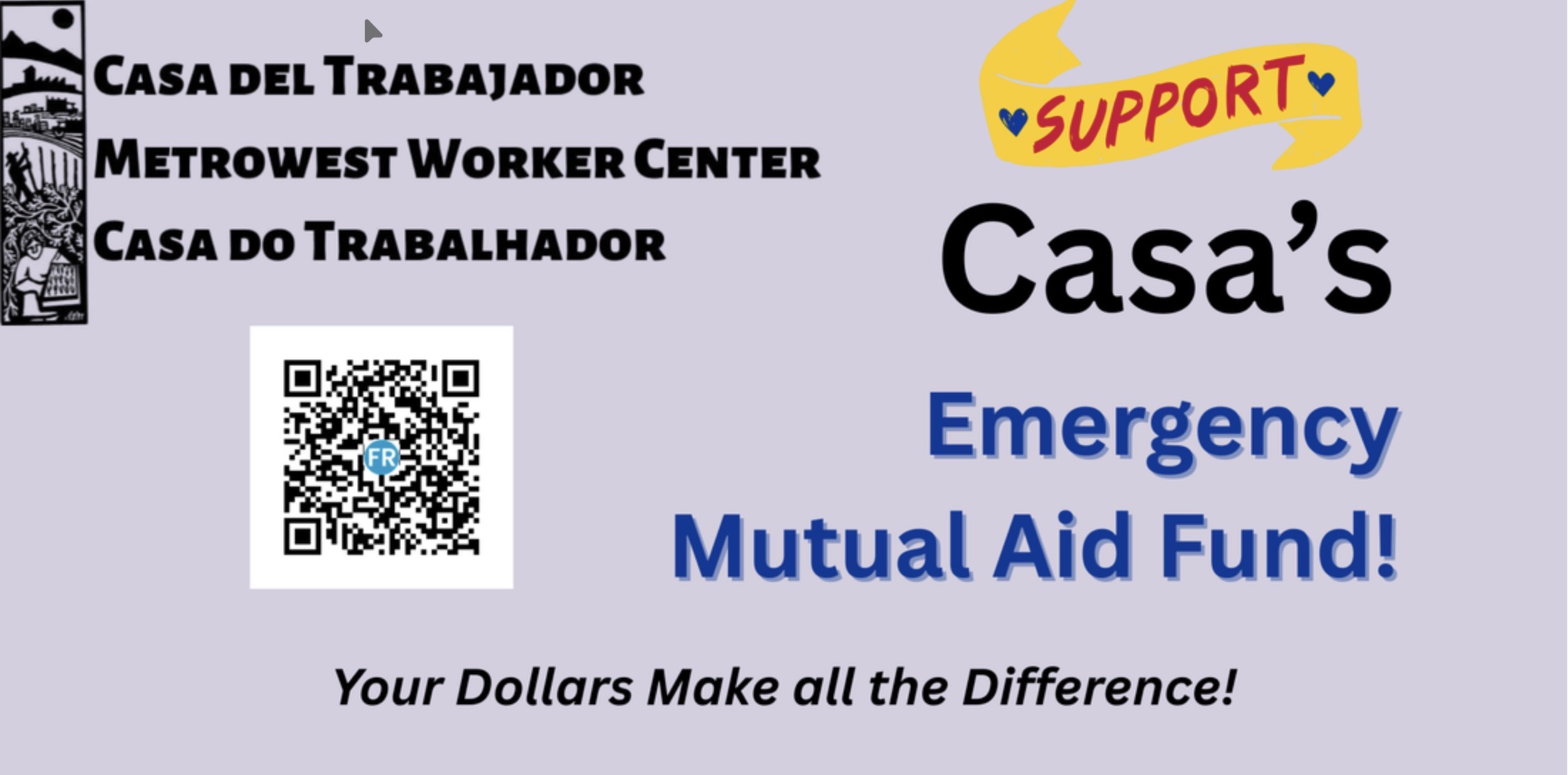 Donate to the Casa Emergency Mutual Aid Fund